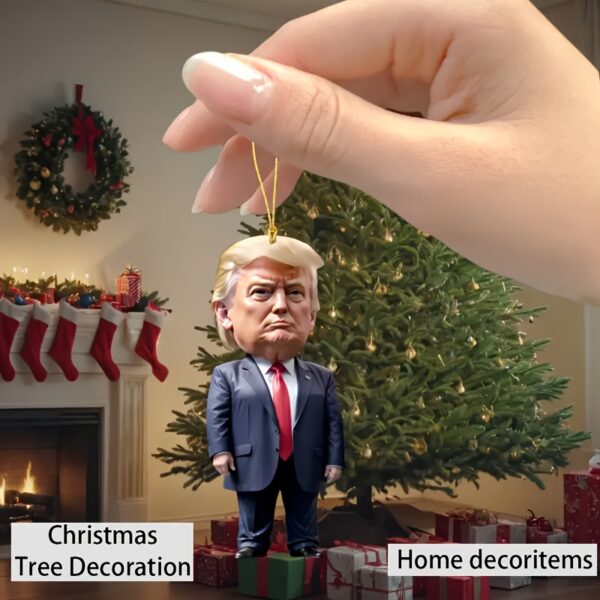 Conjunto Pingentes de Resina Acrílica com 7 peças Inspirados em Trump - Image 2