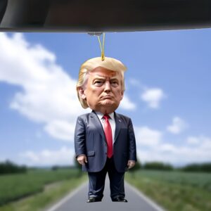 Conjunto de Pingentes de Resina Acrílica com 7 Peças Inspirados em Trump