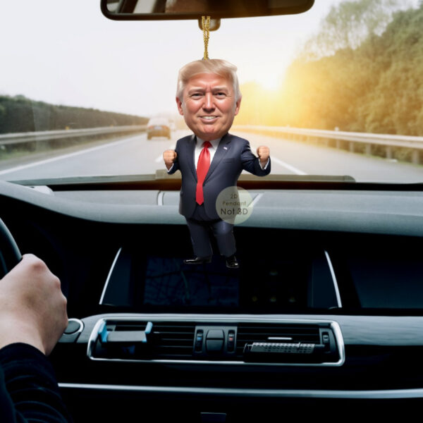 Ornamento de resina acrílica inspirado em Trump com 5 peças - B Mart Brasil - Image 8