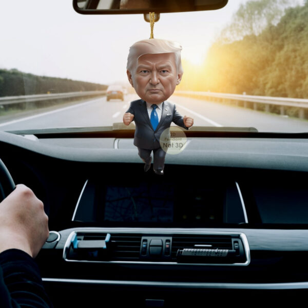 Ornamento de resina acrílica inspirado em Trump com 5 peças - B Mart Brasil - Image 10