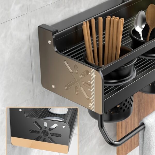 Organizador de Cozinha de Alumínio com Porta-Tempero - B Mart Brasil - Image 2
