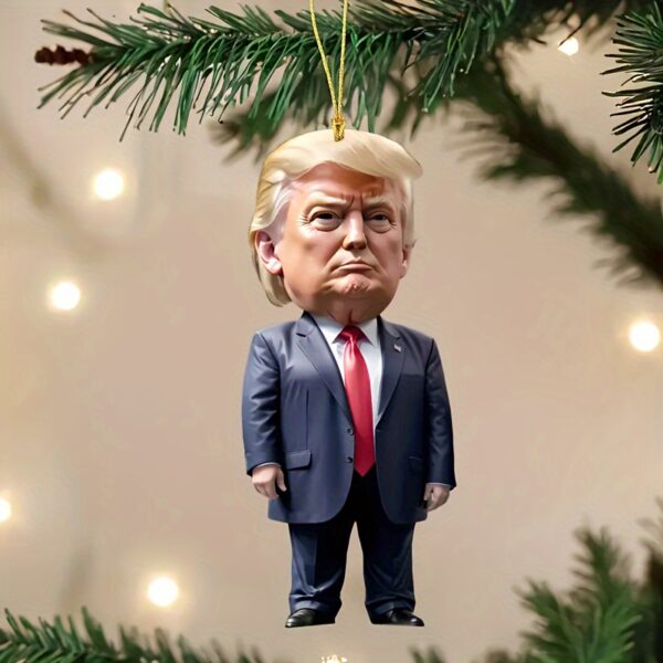 Conjunto Pingentes de Resina Acrílica com 7 peças Inspirados em Trump - Image 4