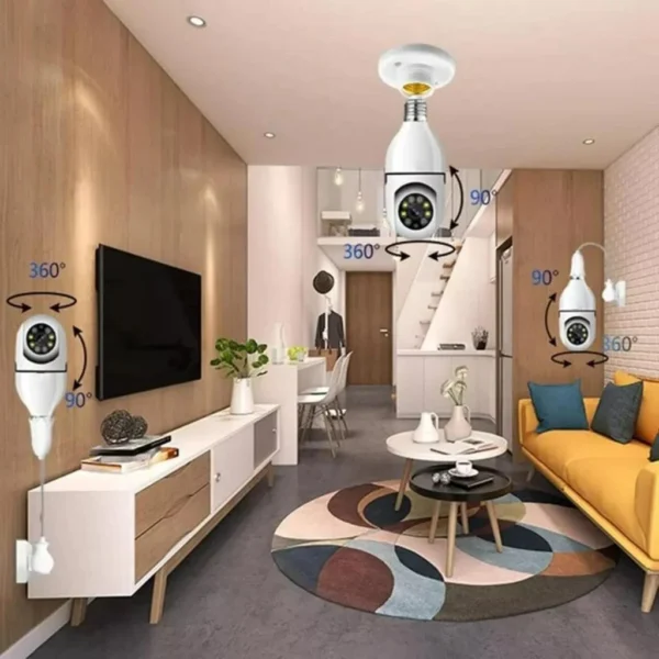 Câmera de Segurança Wifi Ip Sem Fio 360 Aplicativo Full HD - Image 3