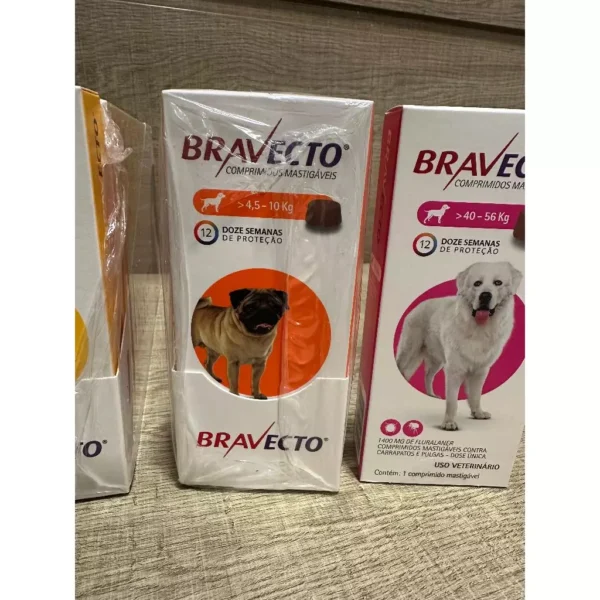 Antipulgas e Carrapatos Bravecto Msd para Cães - Image 3